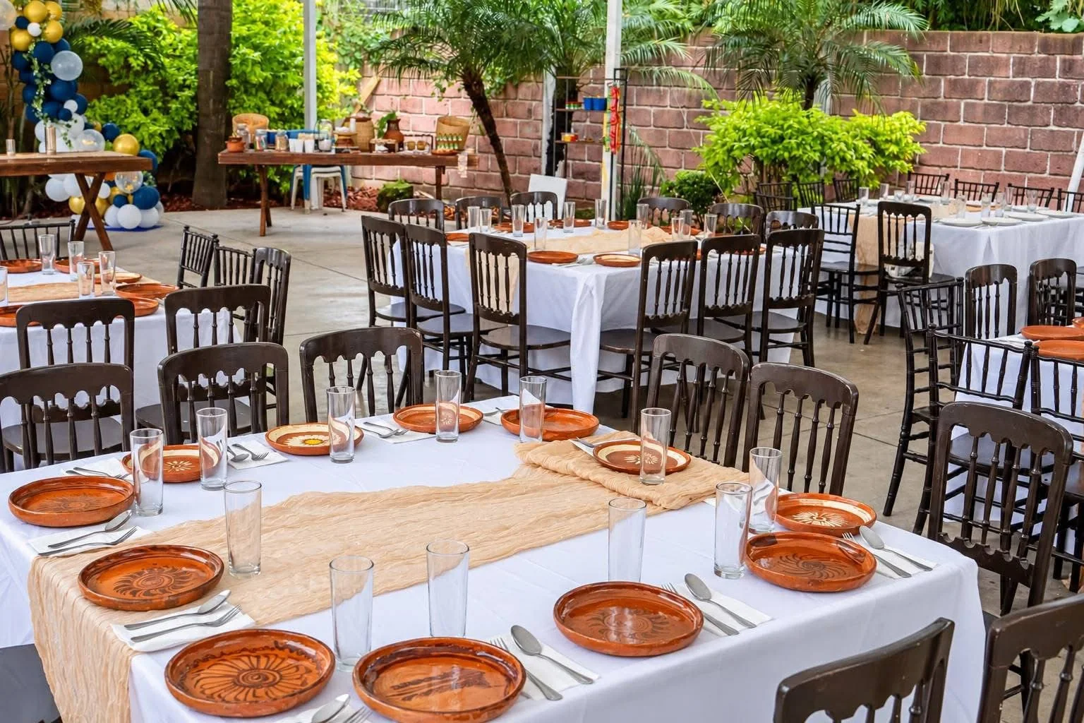 Mesas decoradas para evento
